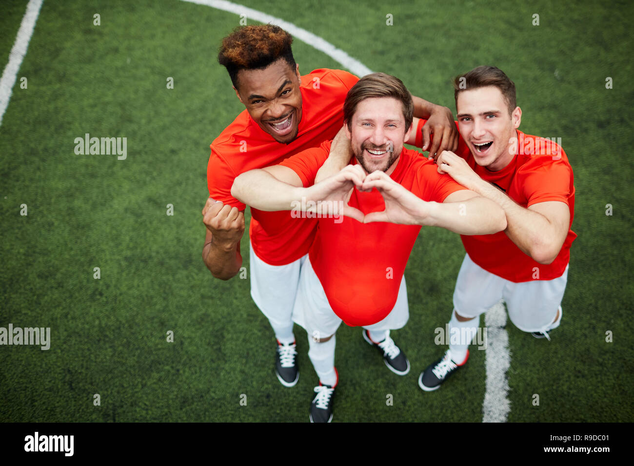 Lieben Fußball Stockfoto