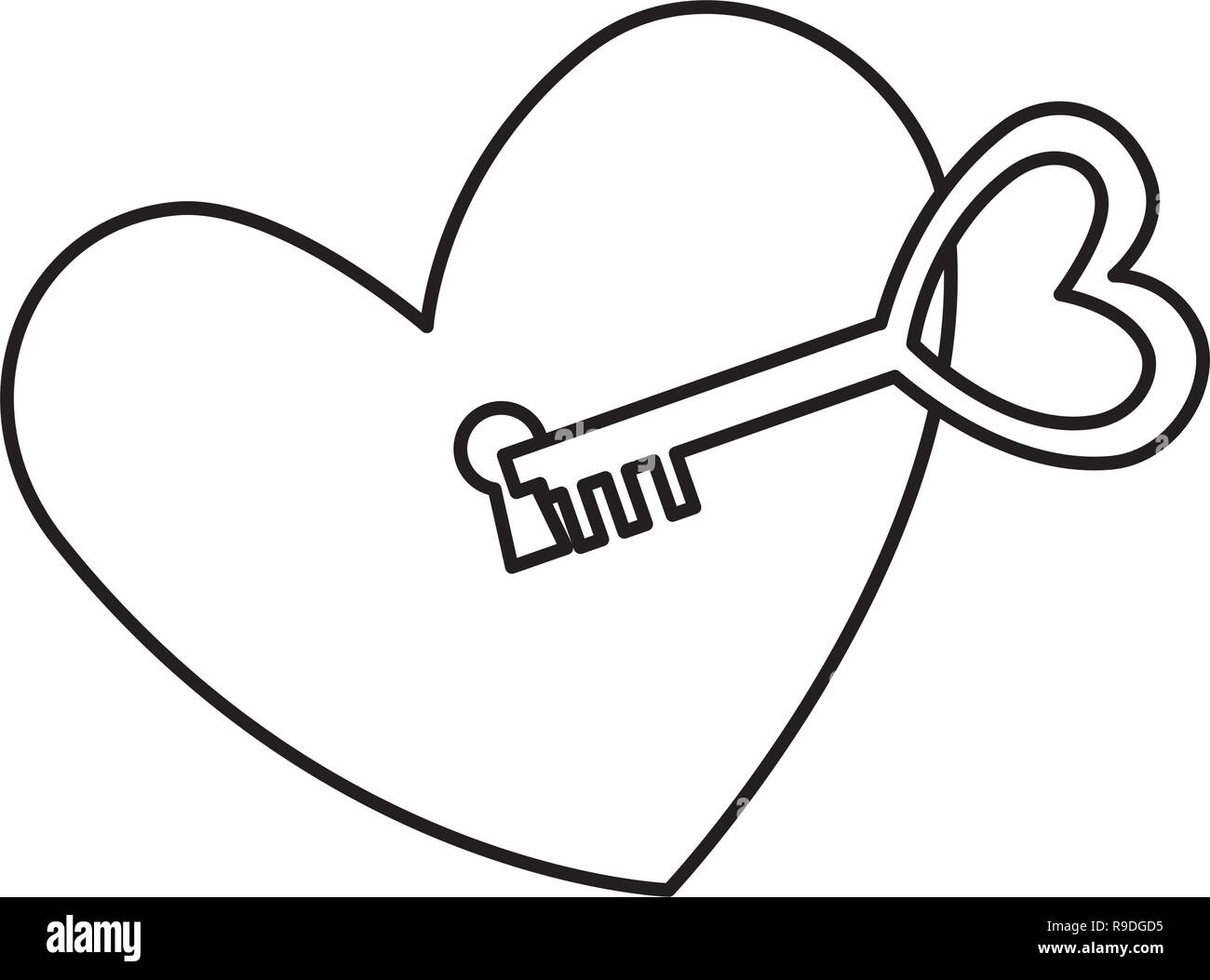 Herz Clipart Schwarzweiss Stockfotos Und Bilder Alamy