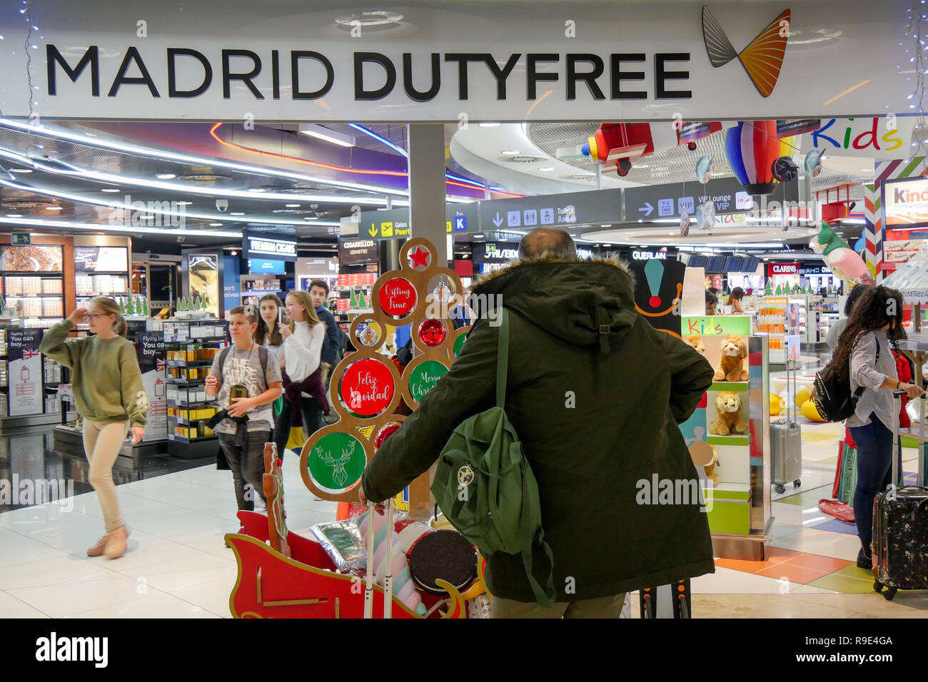 Adolfo Suárez zum internationalen Flughafen Barajas, Madrid, Spanien Stockfoto