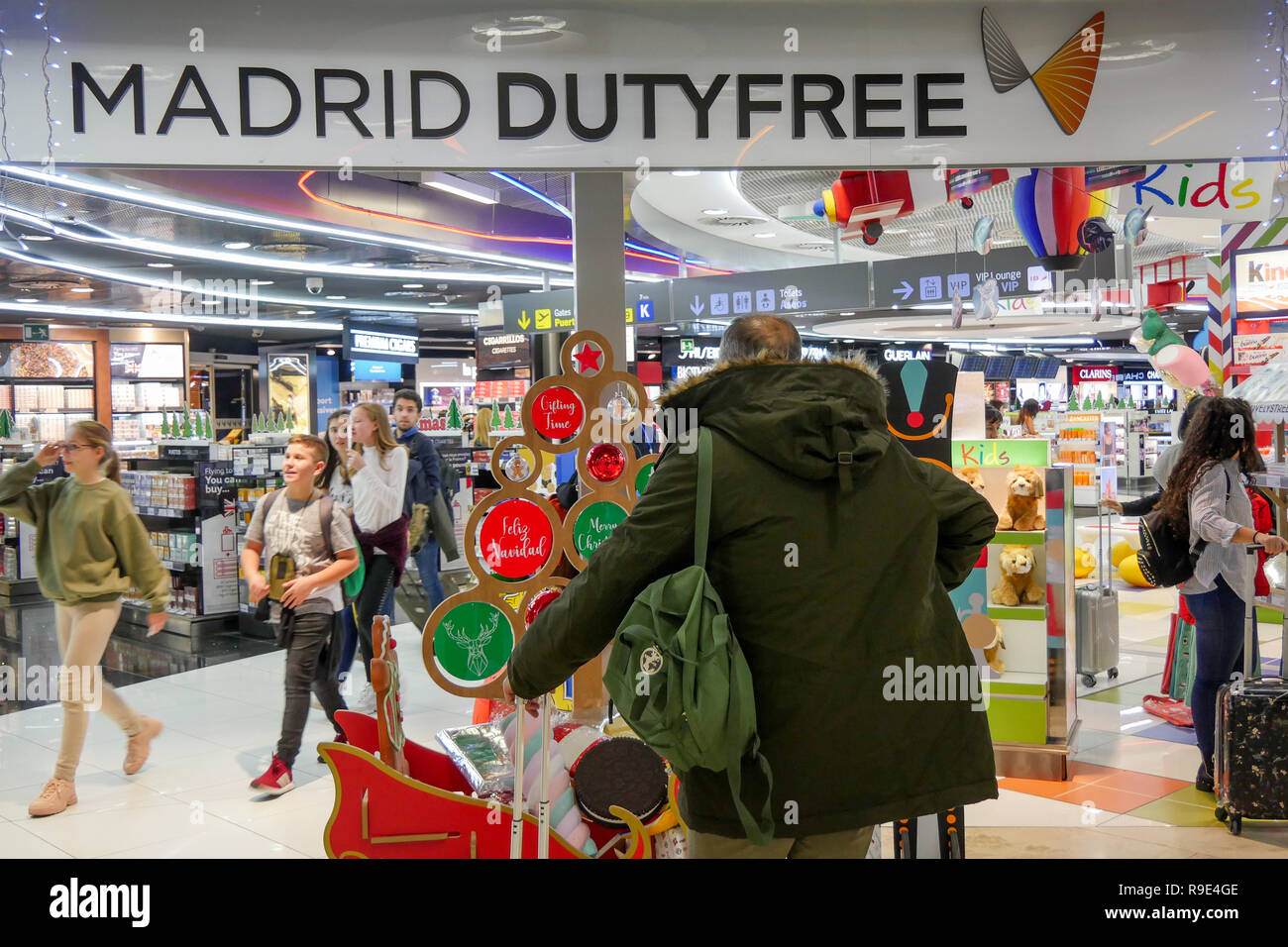 Adolfo Suárez zum internationalen Flughafen Barajas, Madrid, Spanien Stockfoto