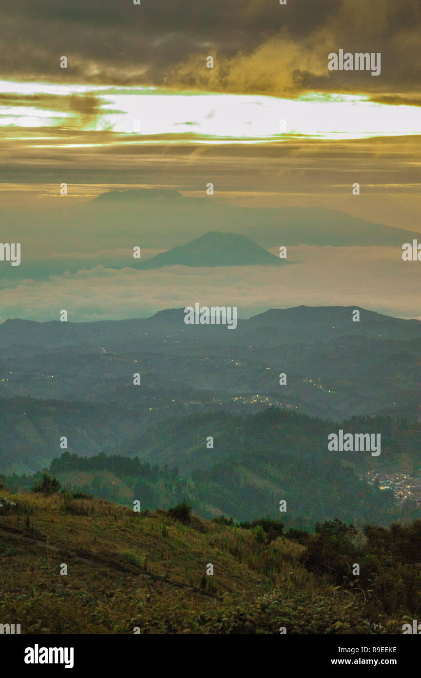 Sonnenaufgang auf 2900 Meter über Meer Stockfoto