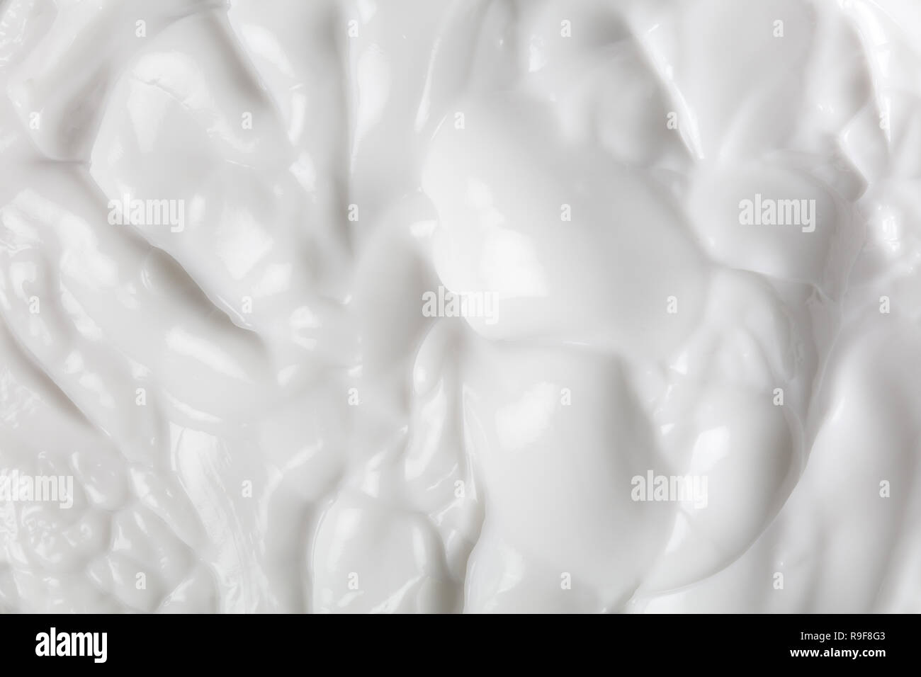 Weiß kosmetische Creme für die Gesichts- und Hautpflege. Stockfoto