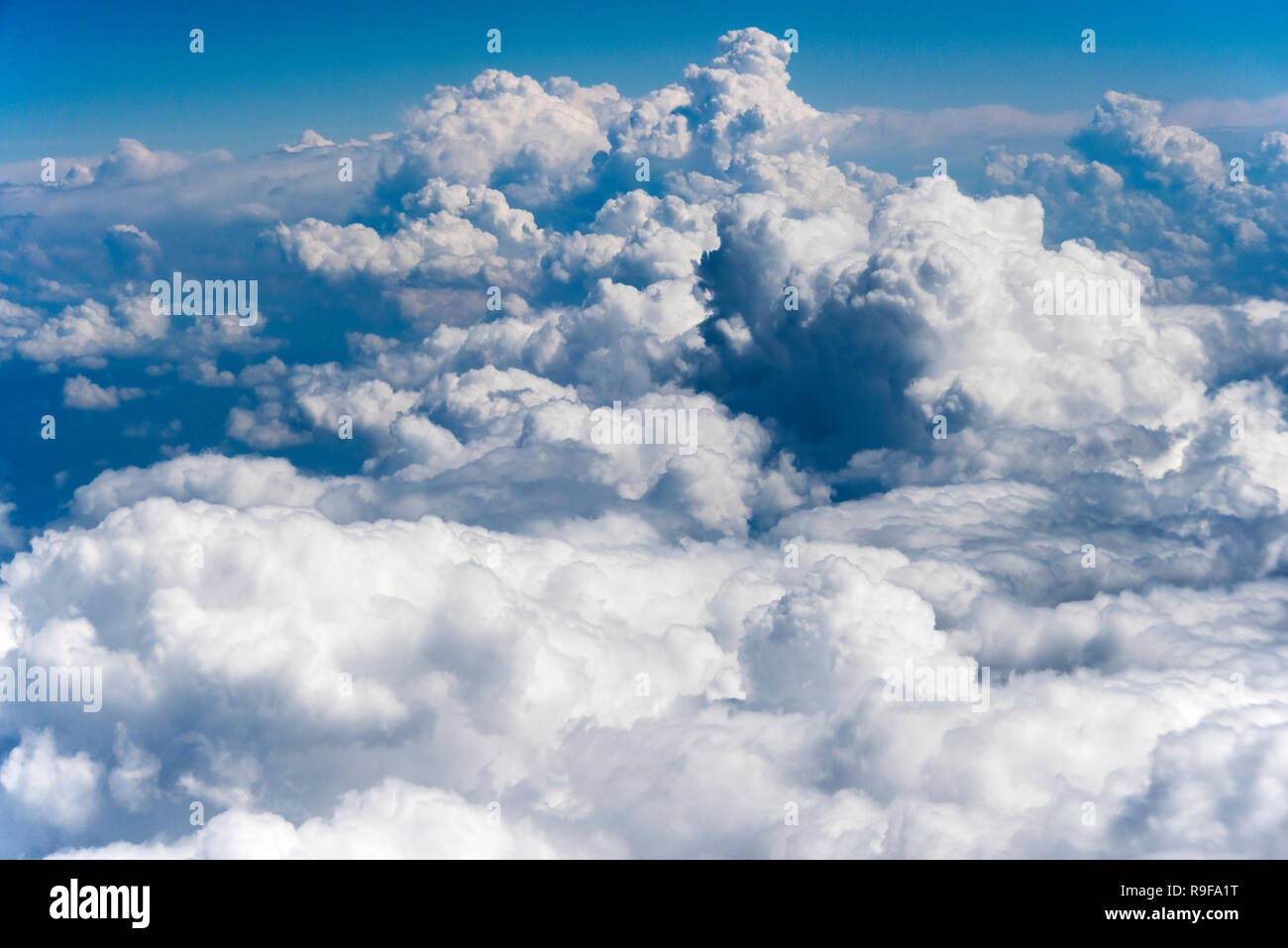 Luftaufnahme von Wolken, Serbien Stockfoto