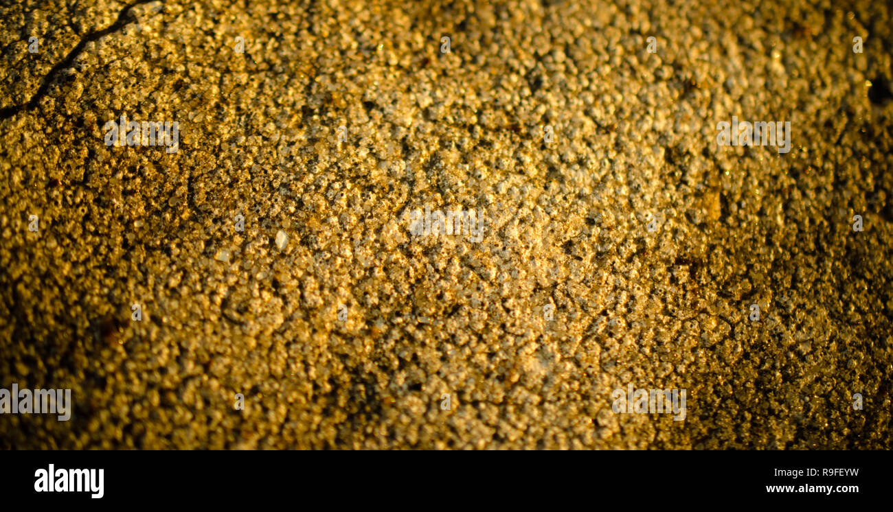 Gelbe asphalt Hintergrund mit kostenlose Kopie Raum Stockfoto