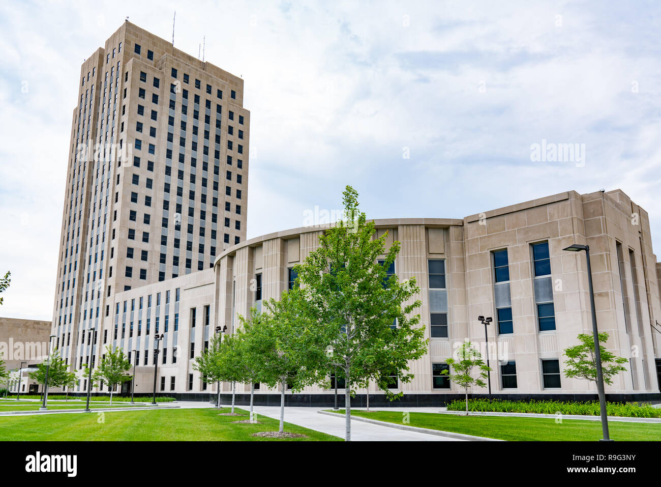 North Dakota Capital Building in Bismarck, Nd Stockfoto