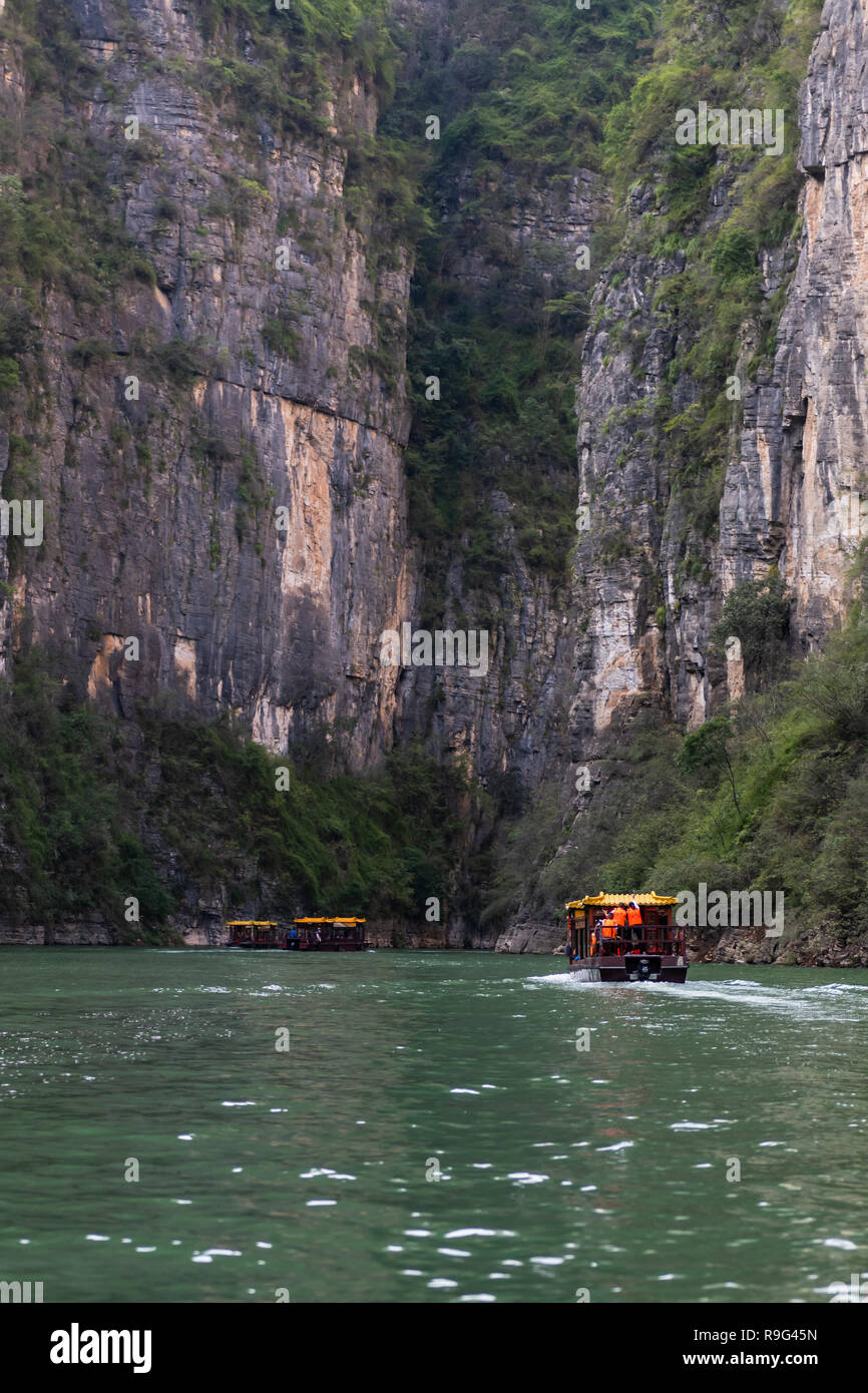 Touristische Fähre Badong, Wu Schlucht, Yangtze, China