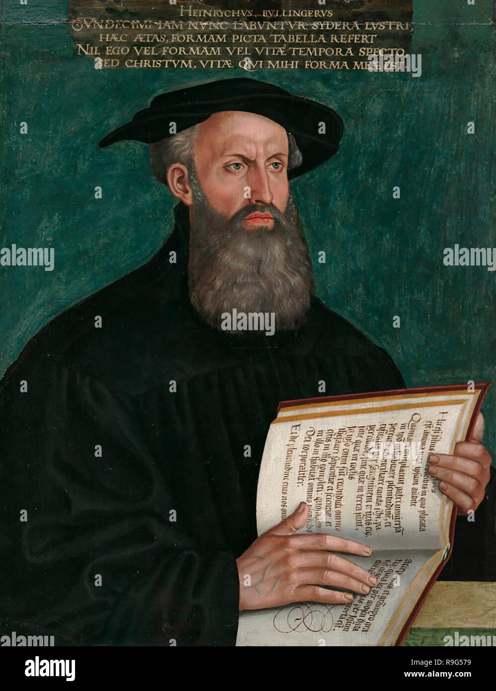 Heinrich Bullinger - Hans Asper, ca. 1550 Stockfoto