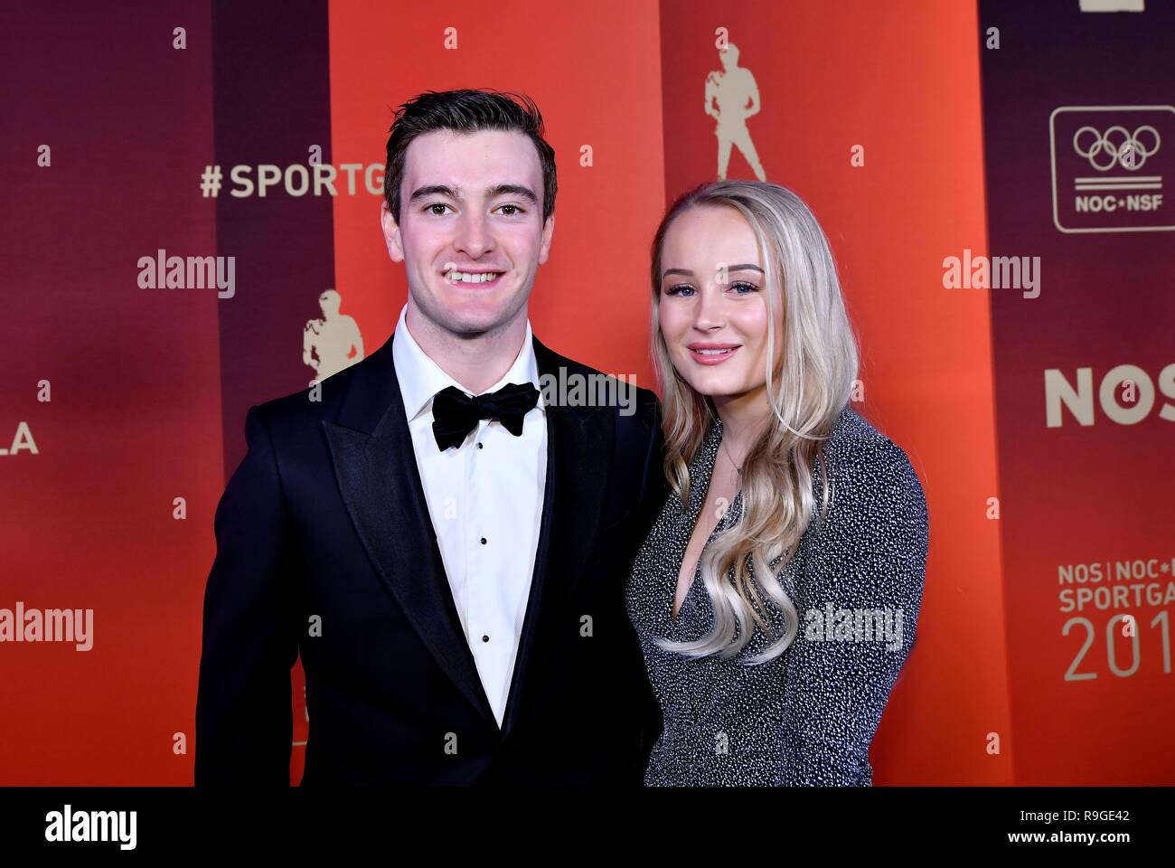 19-12-2018 NOC*NSF SPORTGALA: Amsterdam Jeffrey Herlings (NED) über De Rode Loper Foto: SCS/Soenar Chamid/LBA Stockfoto