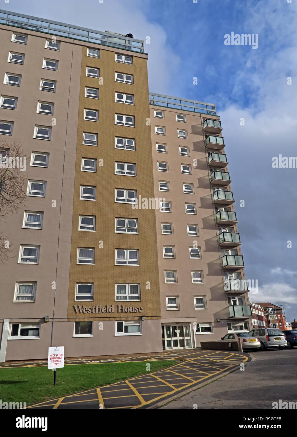 Westfield House, West Street, Bridgwater, Somerset, South West England, UK, TA6 3RL Stockfoto