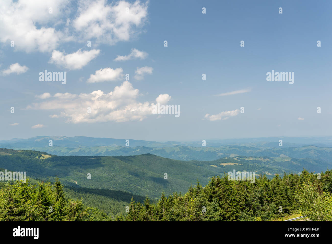 Mountain Range Querformat Stockfoto