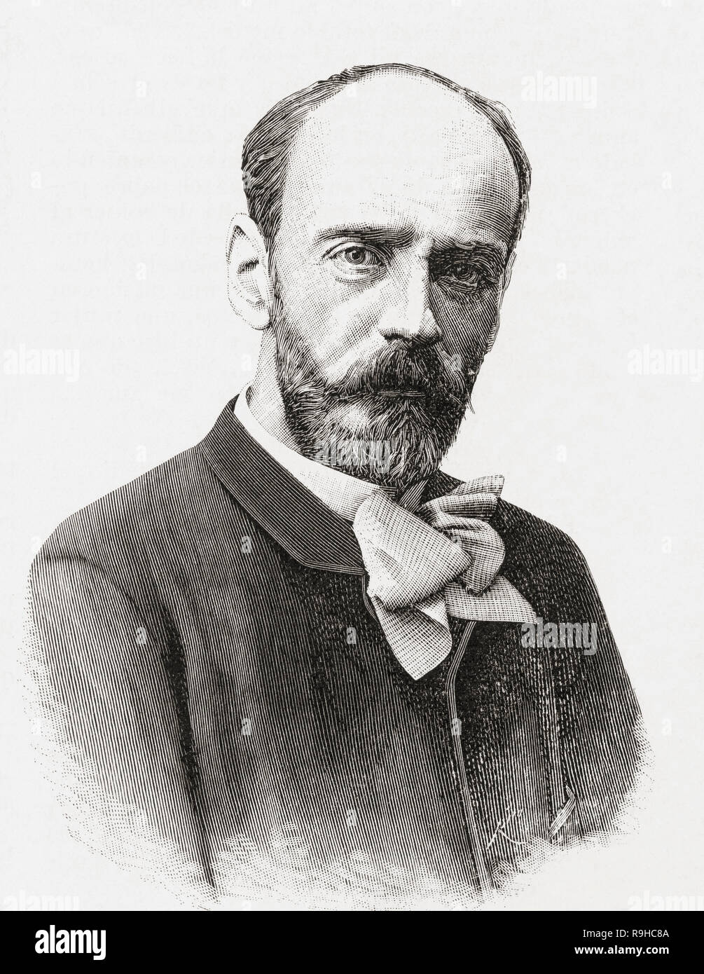 Pedro Edgardo Debas, 1845 - 1891. Spanische Fotograf. Von La Ilustracion Española y Americana, veröffentlicht 1892. Stockfoto