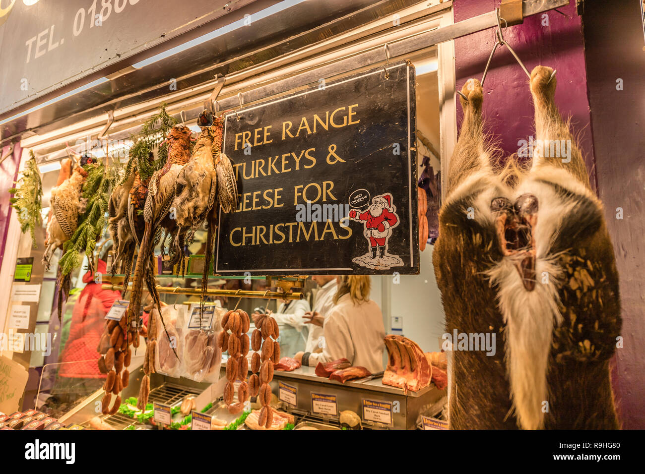 Markthalle, Oxford, UK. Stockfoto