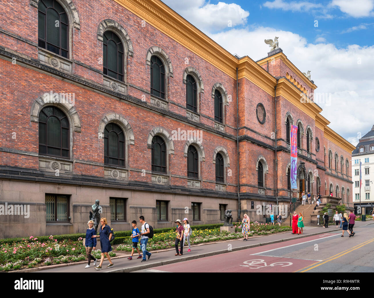 Die Nationalgalerie von Norwegen (Nasjonalgalleriet), Oslo, Norwegen Stockfoto