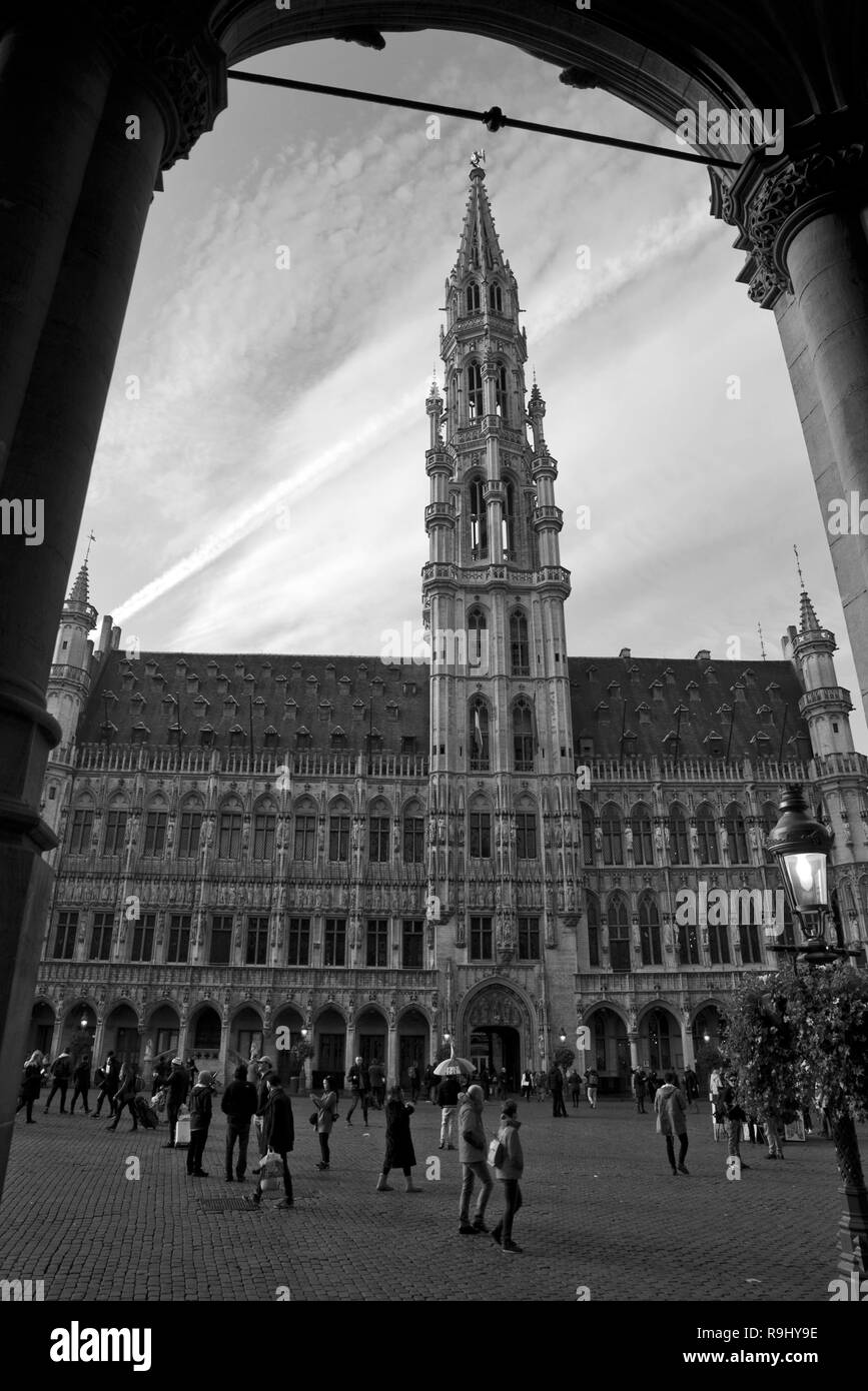 Rathaus von Brüssel Stockfoto
