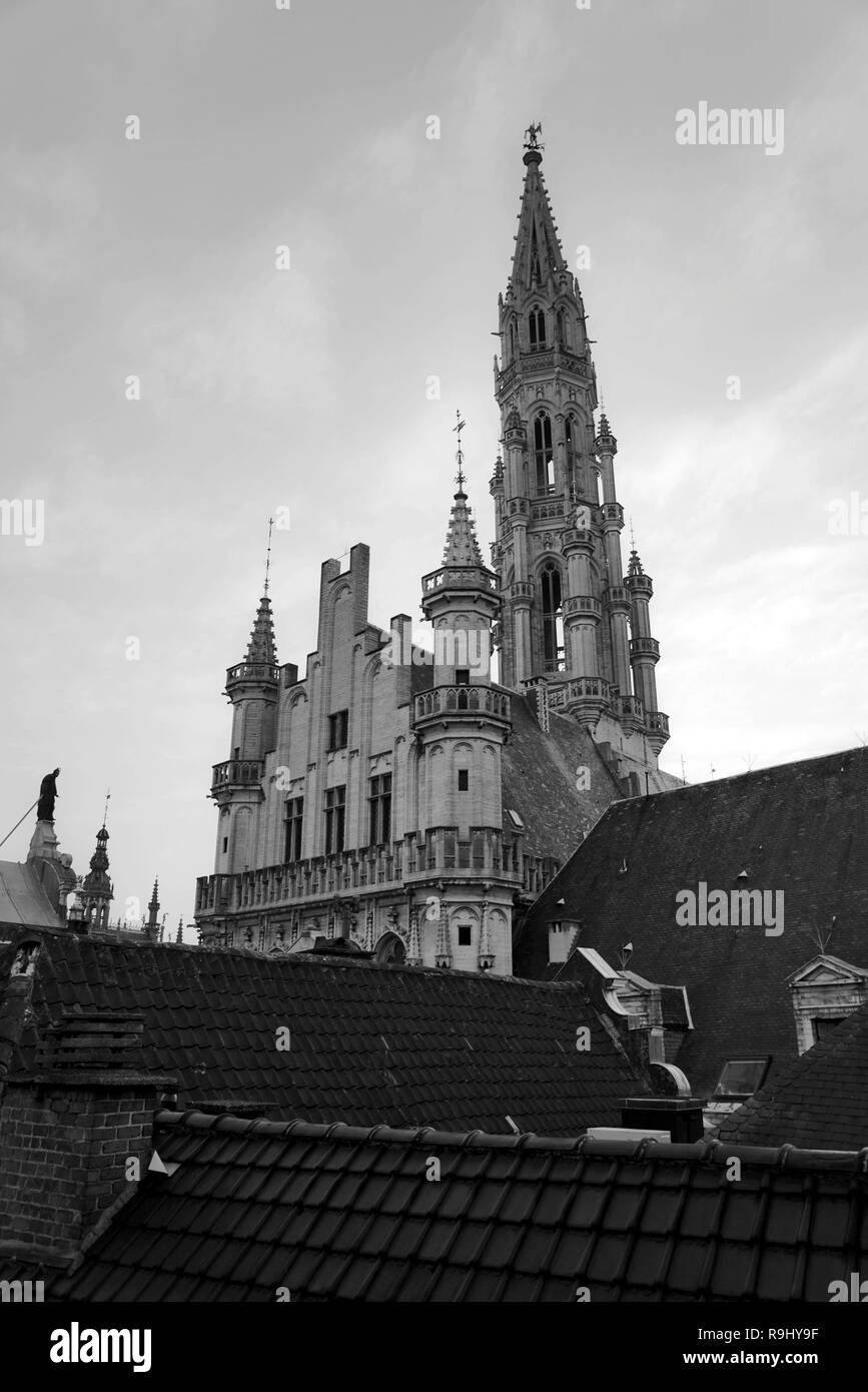 Rathaus von Brüssel Stockfoto