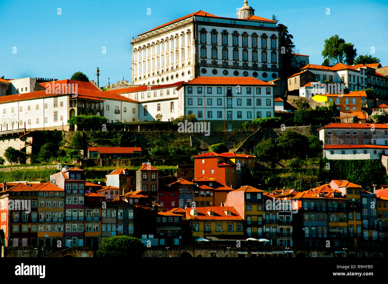 Stadtteil Ribeira - Porto - Portugal Stockfoto