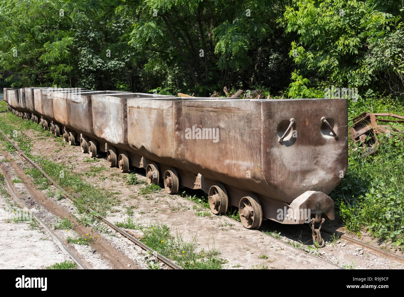 Verlassene Bergwerk, Serbien Stockfoto