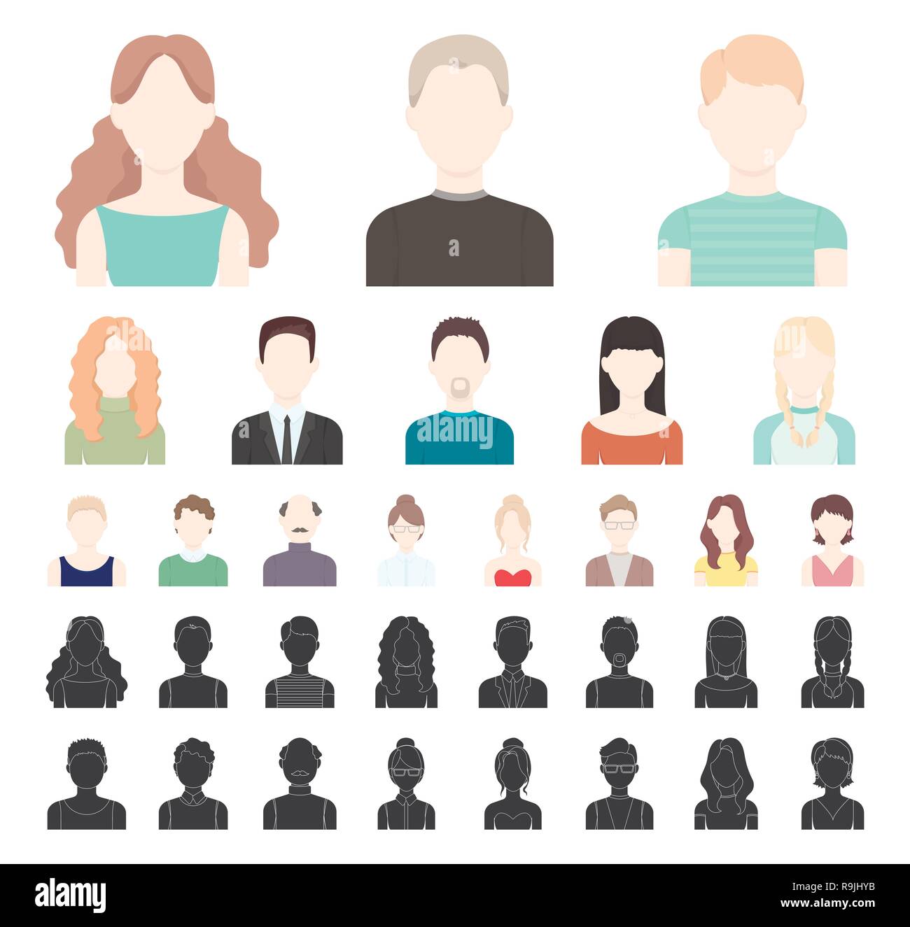 Aussehen, Kunst, Athlet, Avatar, Glatze, Bart, Junge, Cartoon, schwarz, Sammlung, Design, Kleid, Gesicht, Mimik, Mode, Mädchen, Gläser, Großvater, Großmutter, Frisur, Kopf, menschliche, Icon, Illustration, isoliert, Logo, Mann, Schnurrbart, Außen, Menschen, Personen, Portrait, Satz, Zeichen, Stiefvater, Stiefmutter, Stil, Symbol, Lehrer, Riegel, Benutzer, Vector, Web, Frau, Arbeiten, Vektor, Vektoren, Stock Vektor