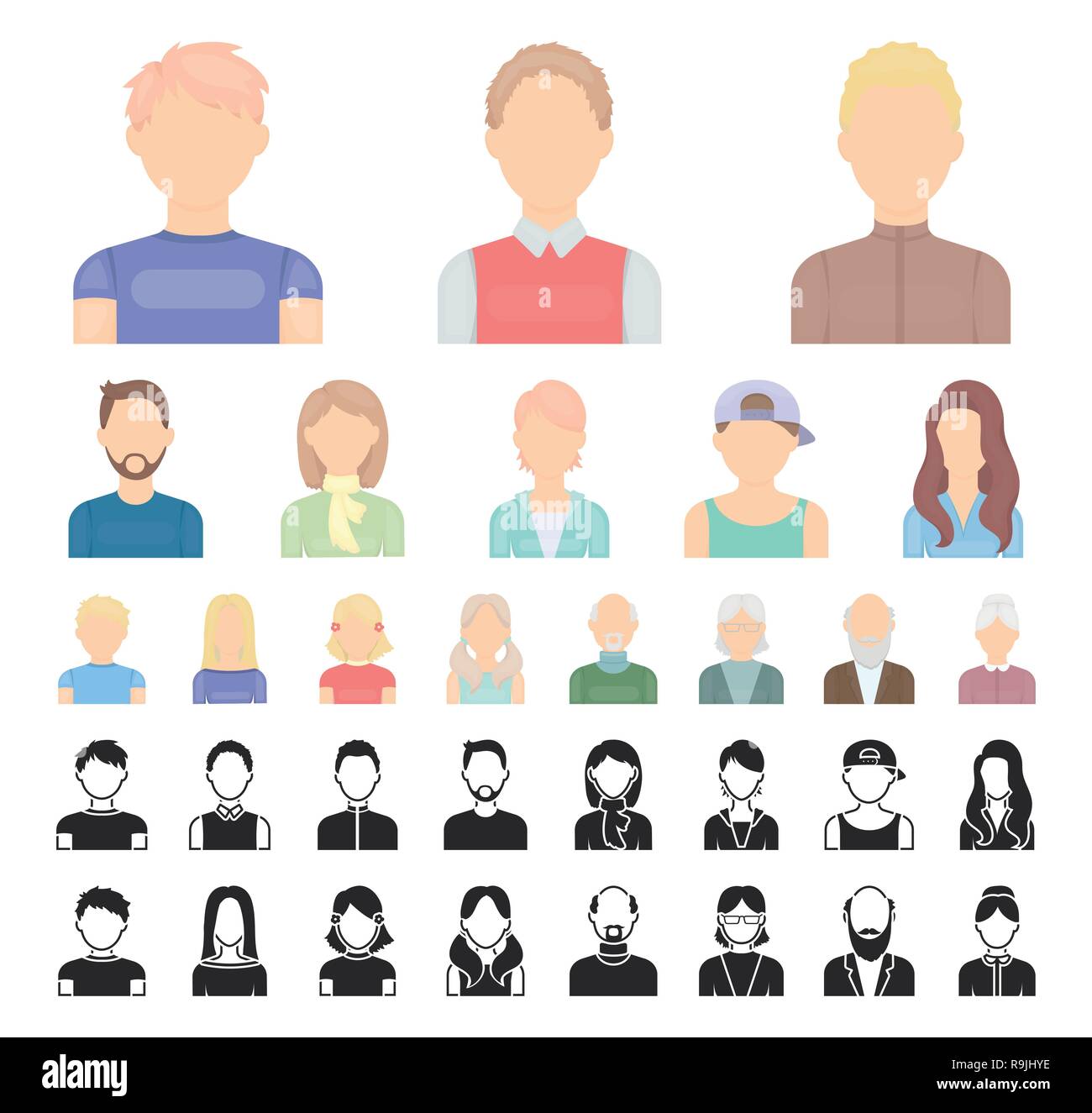 Aussehen, Kunst, Athlet, Avatar, Glatze, Bart, Junge, Cartoon, schwarz, Sammlung, Design, Kleid, Gesicht, Mimik, Mode, Mädchen, Gläser, Großvater, Großmutter, Frisur, Kopf, menschliche, Icon, Illustration, isoliert, Logo, Mann, Schnurrbart, Außen, Menschen, Personen, Portrait, Satz, Zeichen, Stiefvater, Stiefmutter, Stil, Symbol, Lehrer, Riegel, Benutzer, Vector, Web, Frau, Arbeiten, Vektor, Vektoren, Stock Vektor