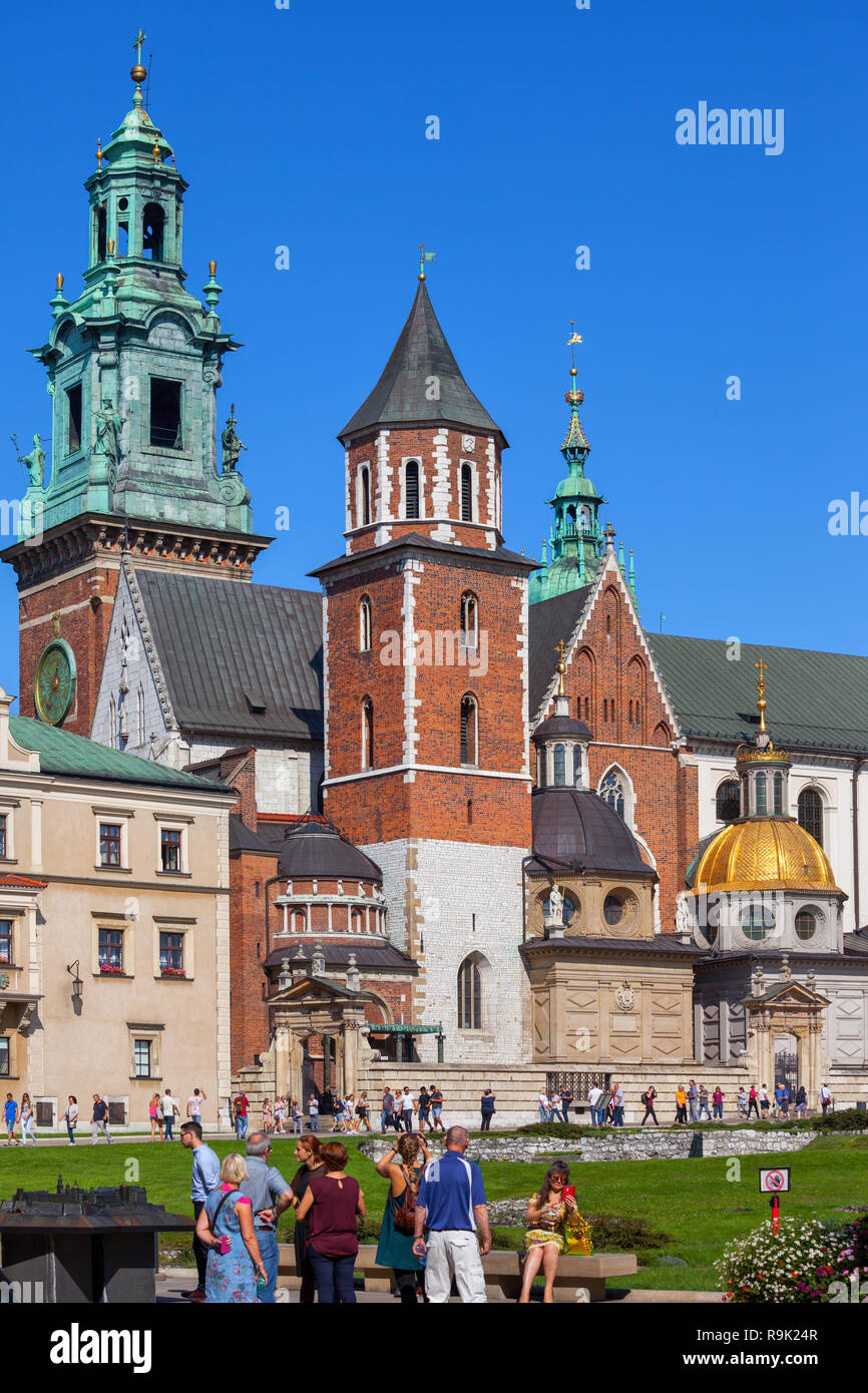 Kathedrale auf dem Wawel in Krakau, Polen, Royal Archcathedral Basilika
