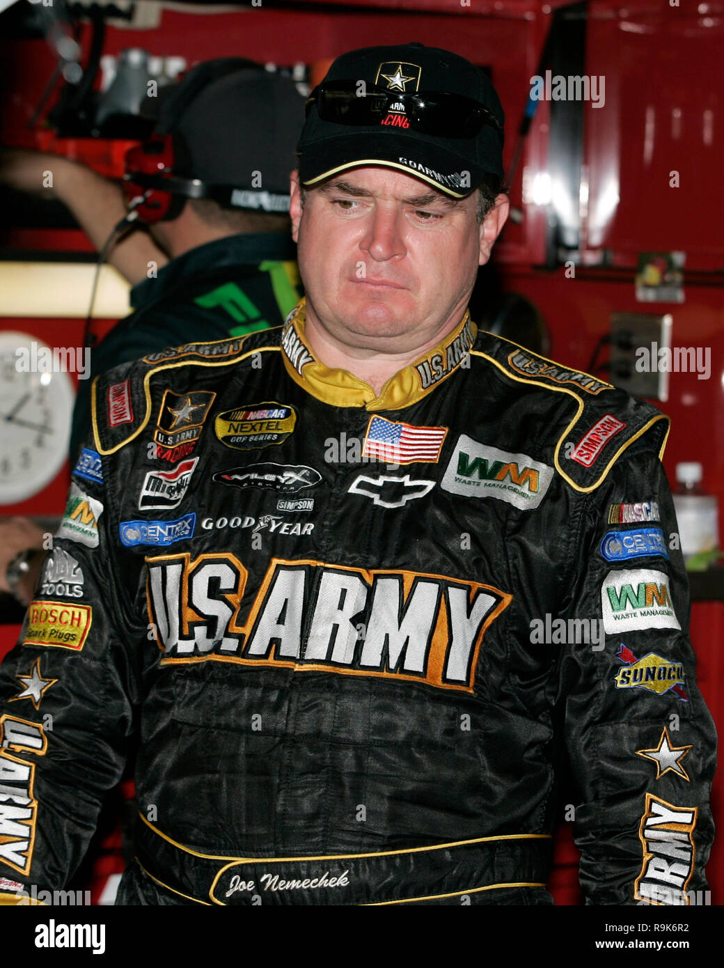 Joe Nemchek bereitet in der NASCAR Busch Serie Praxis an Homestead-Miami Speedway in Homestead, Florida am 17. November 2006 laufen wird. Stockfoto