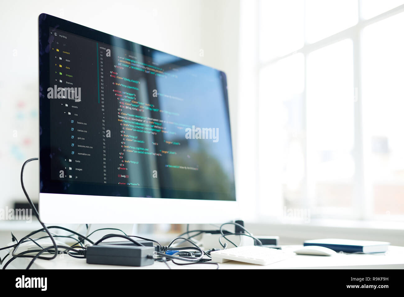 Daten im Computer Stockfoto