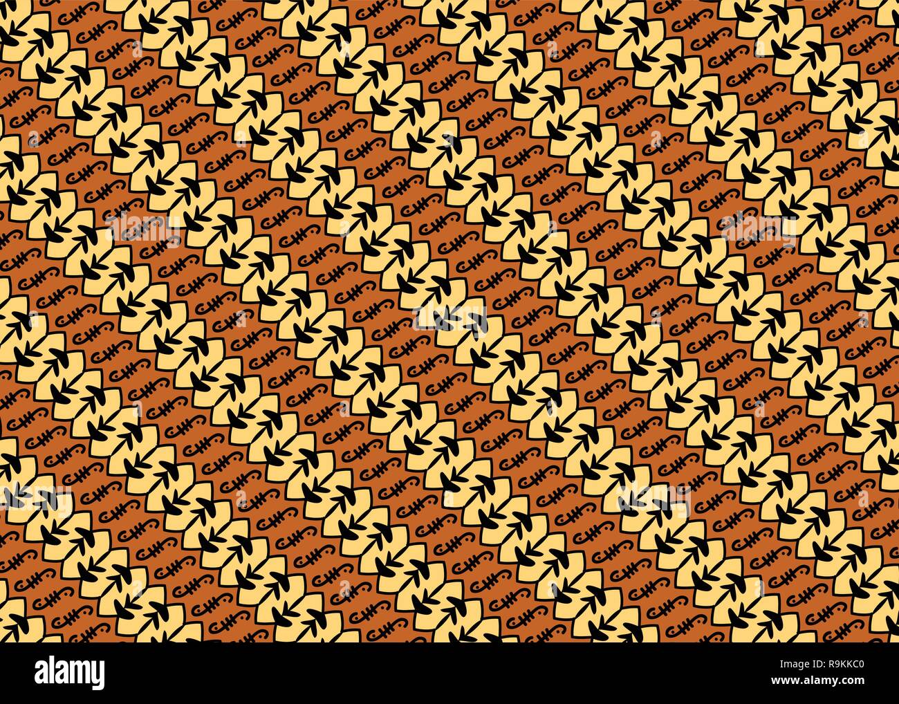 Batik traditionellen Textur und Hintergrund gut für die Dekoration Stock Vektor