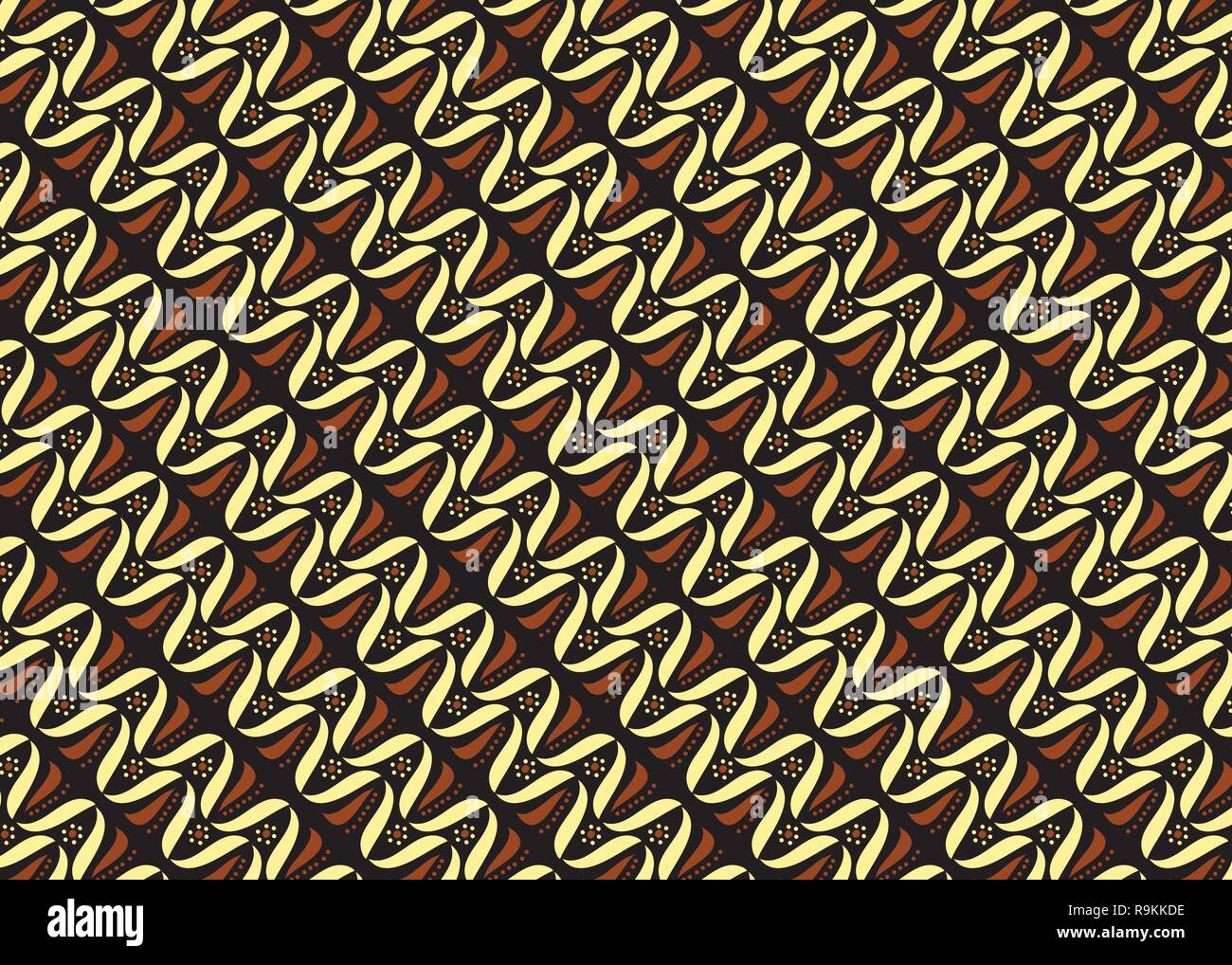 Batik traditionellen Textur und Hintergrund gut für die Dekoration Stock Vektor