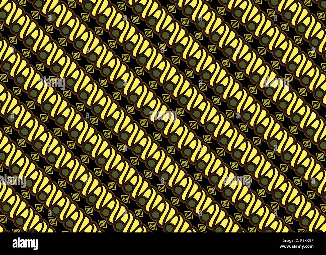 Batik traditionellen Textur und Hintergrund gut für die Dekoration Stock Vektor