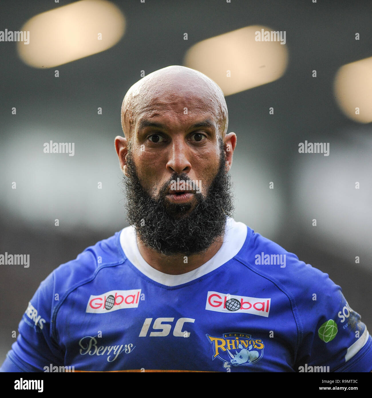 Leeds, Großbritannien. 26 Dez, 2018. Emerald Headingley Stadium, Leeds, England; Rugby League Wetherby Whaler Herausforderung, Leeds Rhinos vs Wakefield Trinity; Jamie Jones-Buchanan von Leeds Rhinos. Credit: Dean Williams/Alamy leben Nachrichten Stockfoto