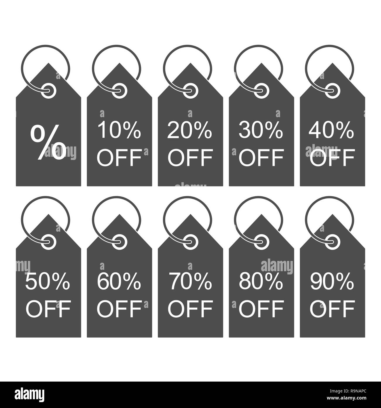 Preis Symbol. Vector Illustration, flache Bauweise Stock Vektor