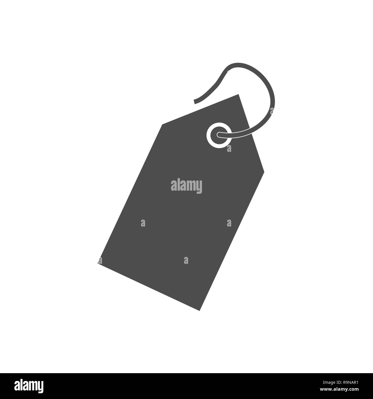 Vector Illustration, flache Bauform. Preis Symbol Stock Vektor