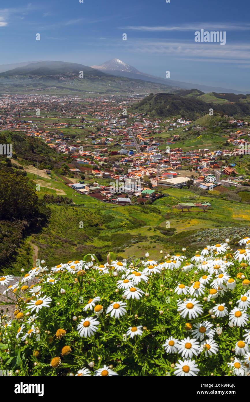Wunderschöne Landschaft von Teneriffa, Kanarische Inseln, Spanien Stockfoto