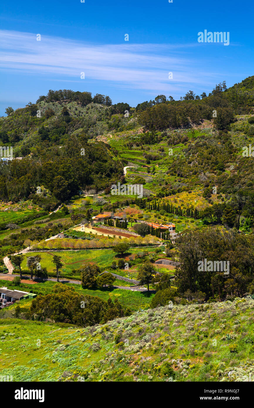 Wunderschöne Landschaft von Teneriffa, Kanarische Inseln, Spanien Stockfoto