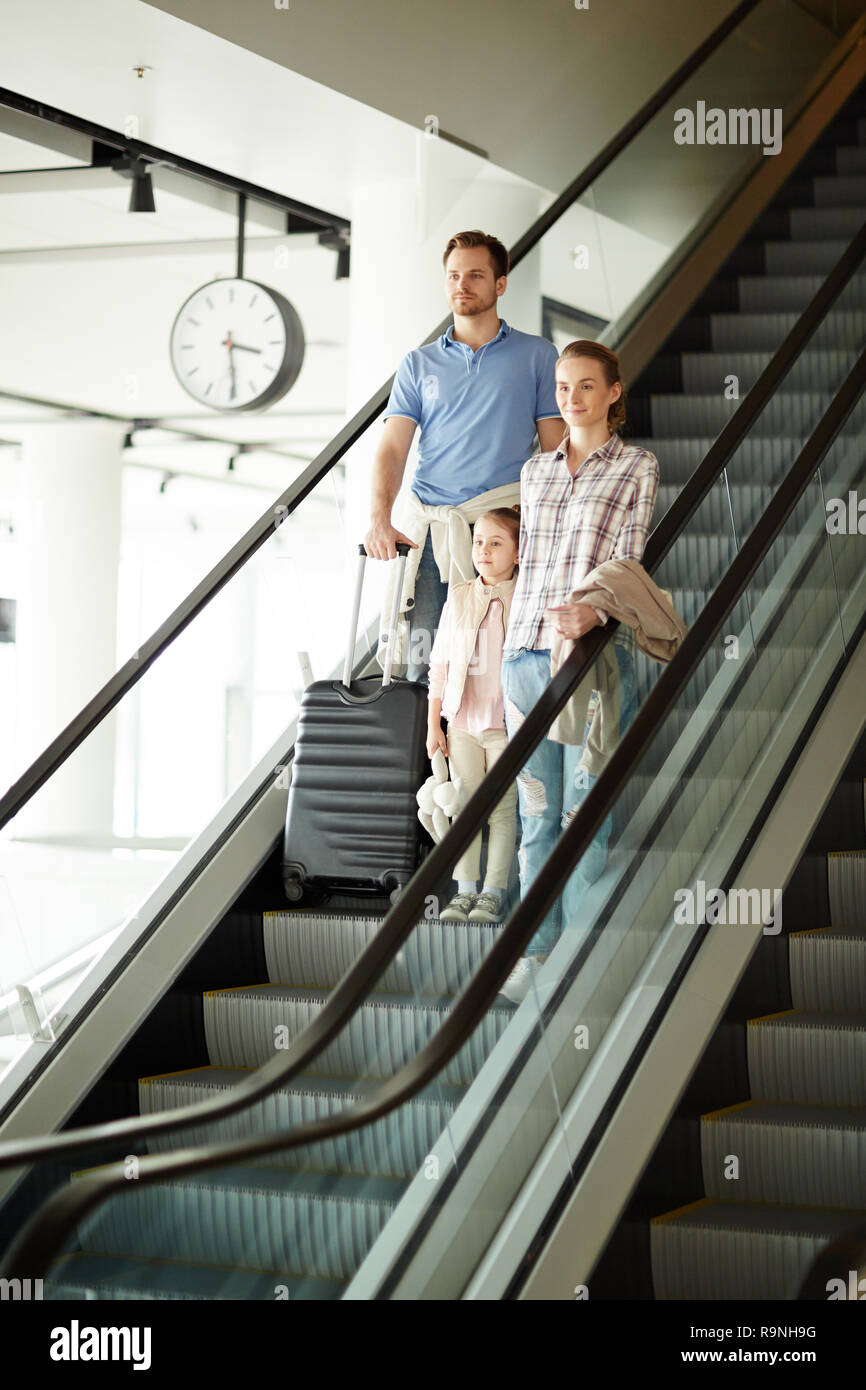 Nach unten bewegt Stockfoto