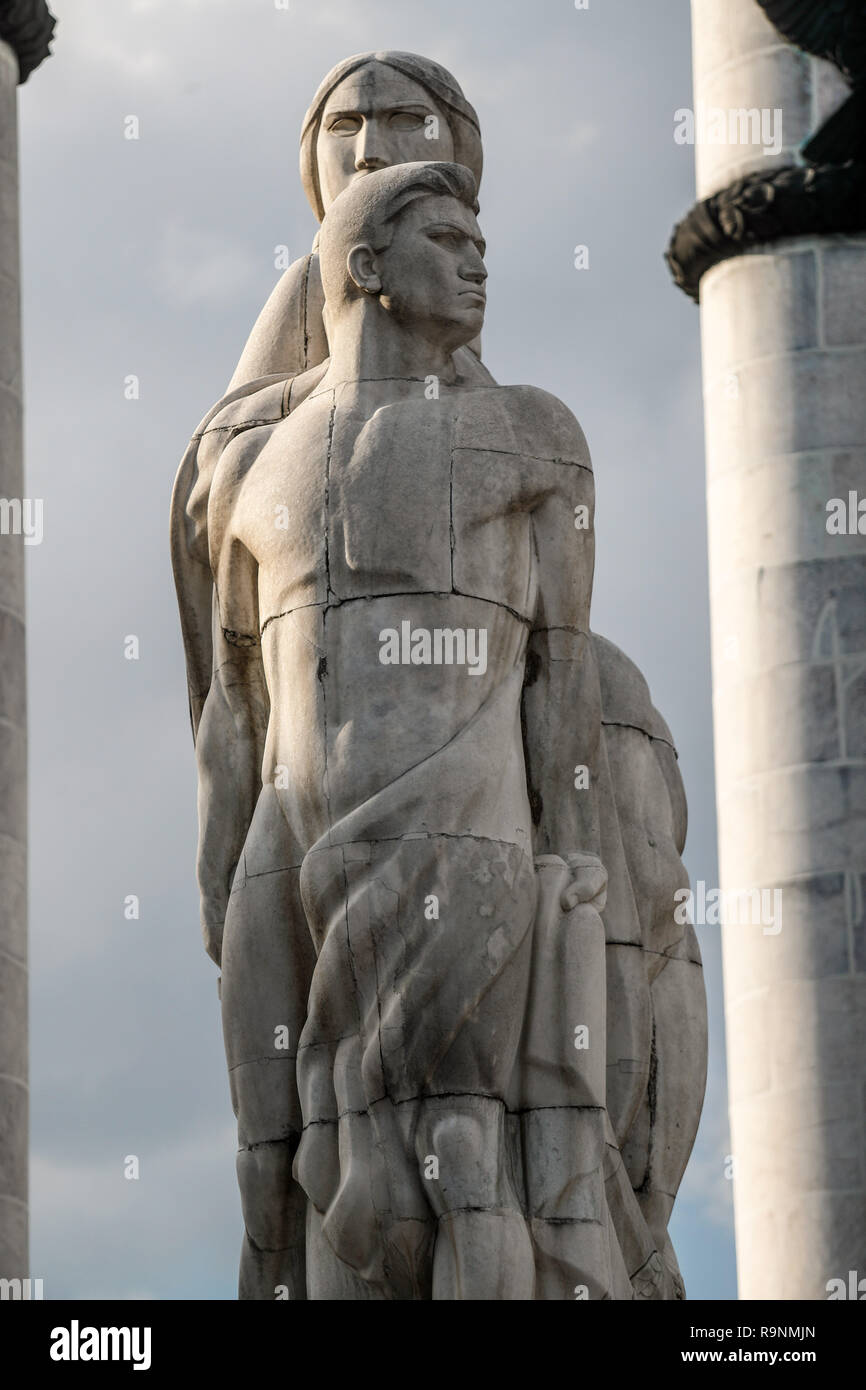 Denkmal für die Helden Kinder. Der Wald von Chapultepec. städtischen Park in Mexiko Stadt. (Foto: Luis Gutierrez/NortePhoto.com). Monumento a los N Stockfoto