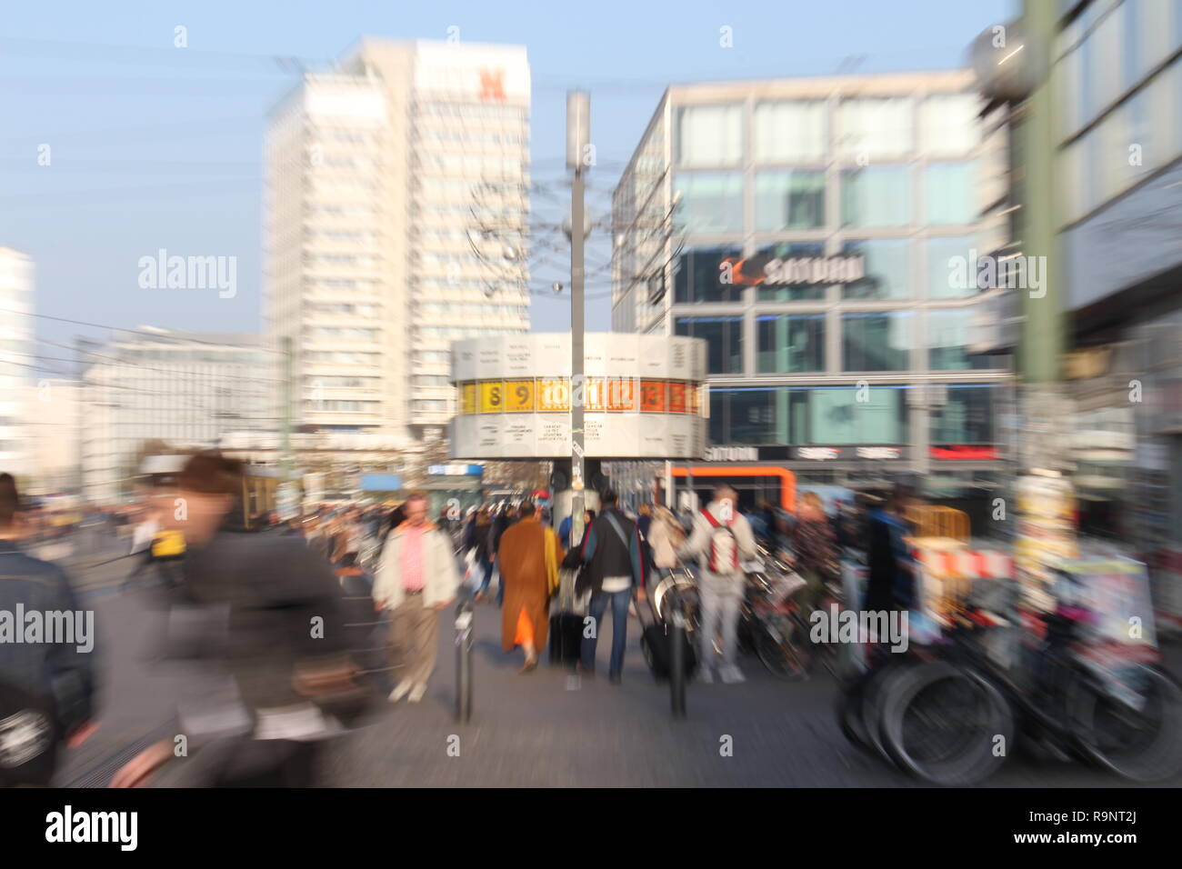 Weltzeituhr (Alexanderplatz) Stockfoto