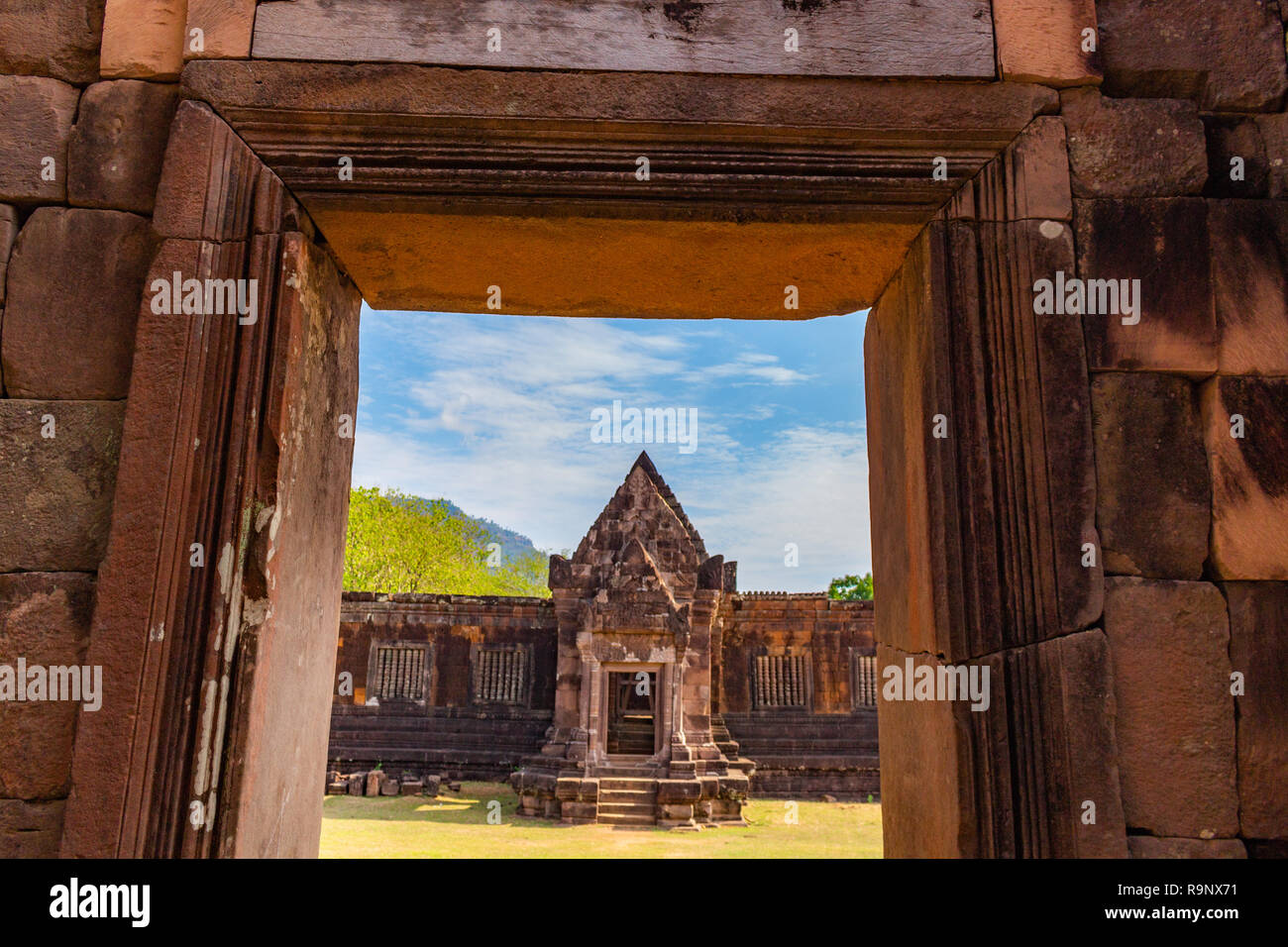 Ruinen der Mwst. Poe Khmer Tempel, nouned Weltkulturerbe von UNESCO und wissen auch, wie die kleine Angkor Wat Stockfoto