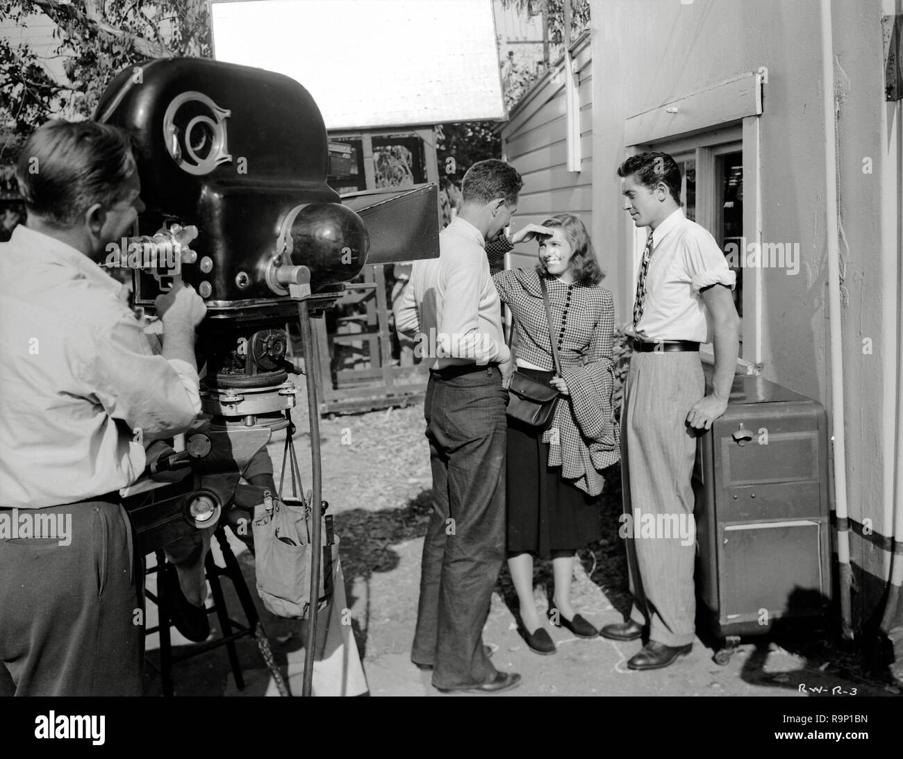 Farley Granger, Cathy O'Donnell, "Sie Leben bei Nacht' (1949) RKO Radio Pictures Datei Referenz # 33635 807 THA Stockfoto