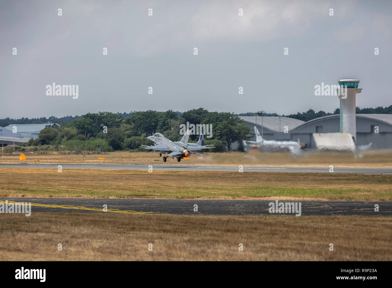 USAF F-16 Flying Falcon Flugzeug Stockfoto