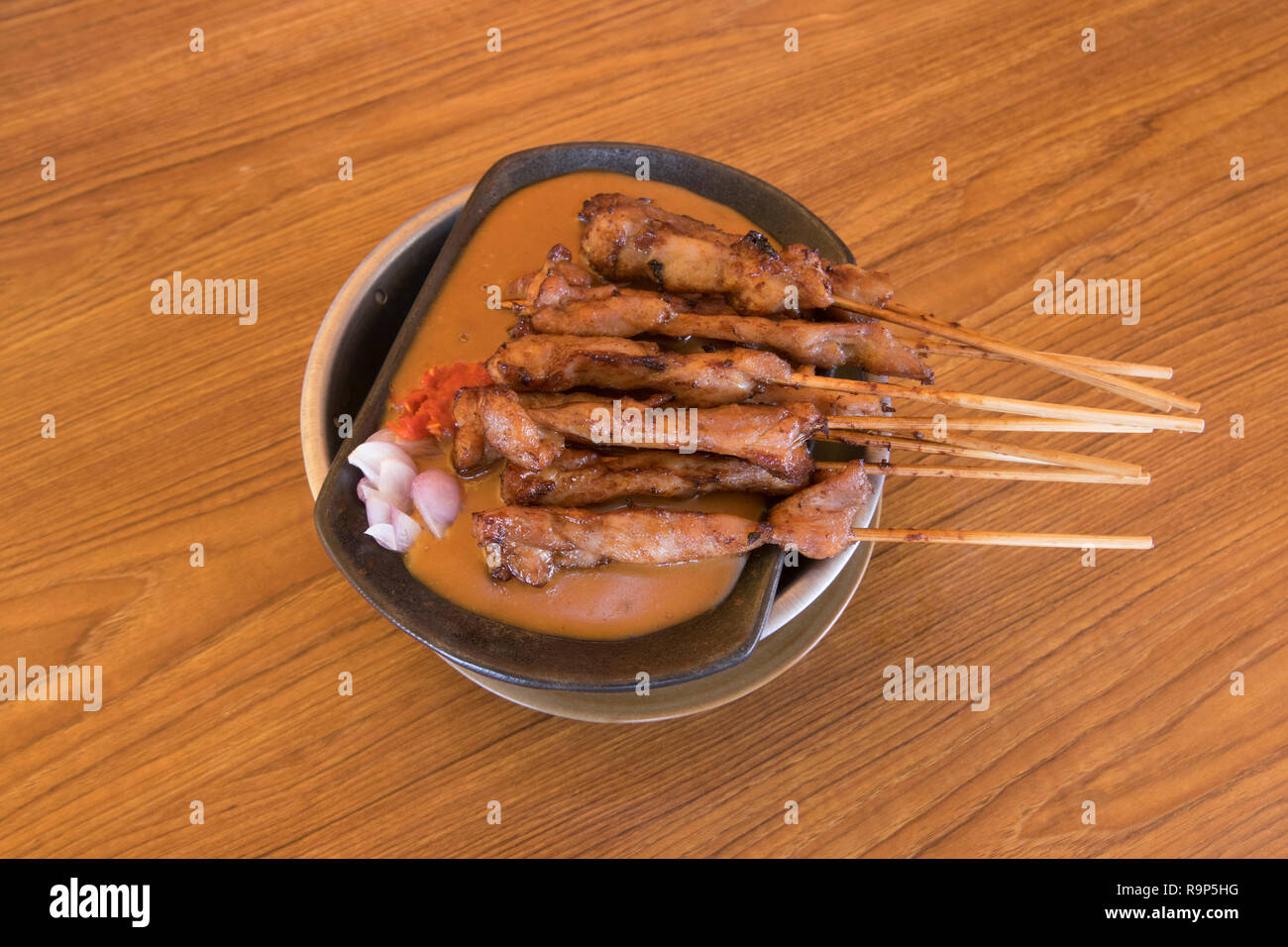 6.8D, Sate Ayam, IndonesianBook Stockfoto