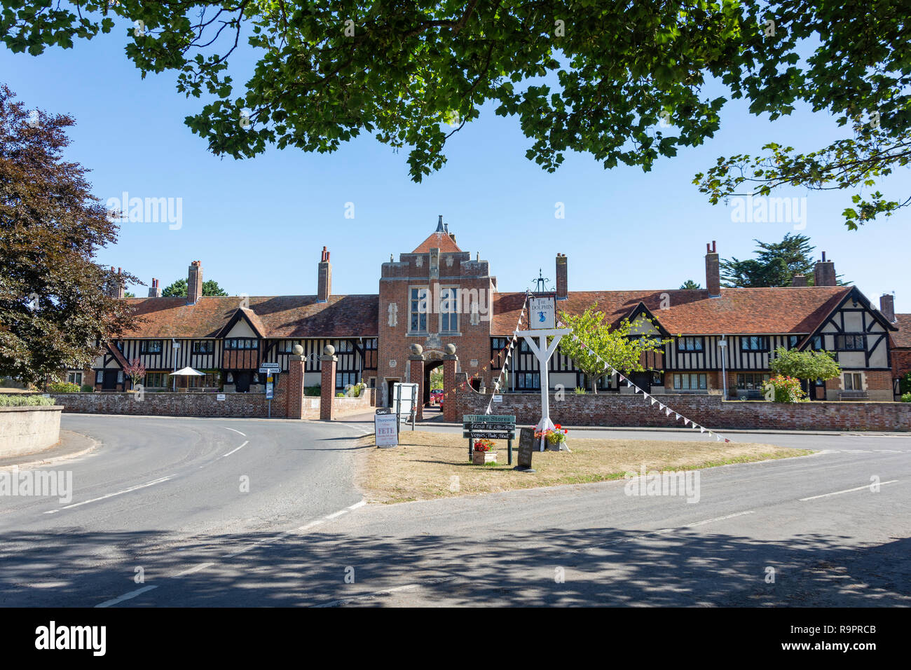 Damme Armenhäuser, Alte Holmes Straße, Damme, Suffolk, England, Vereinigtes Königreich Stockfoto