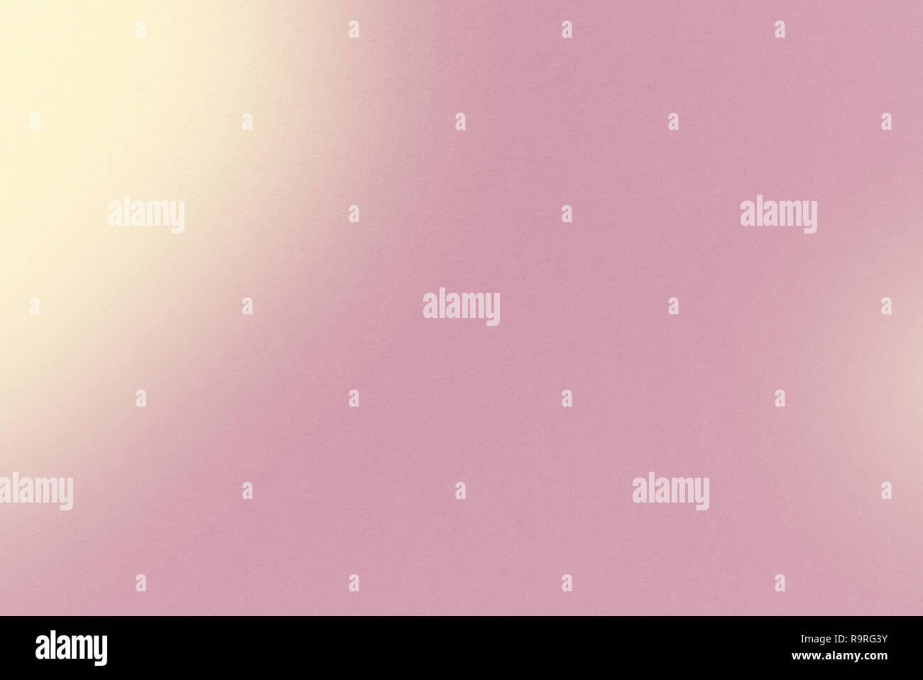 Gelb Grün Farbverlauf Hintergrund mit China Rose, Medium Champagner, Salbei, Peach-Orange, dunkle Meer grün Farben, und aquarell papier Textur Stockfoto