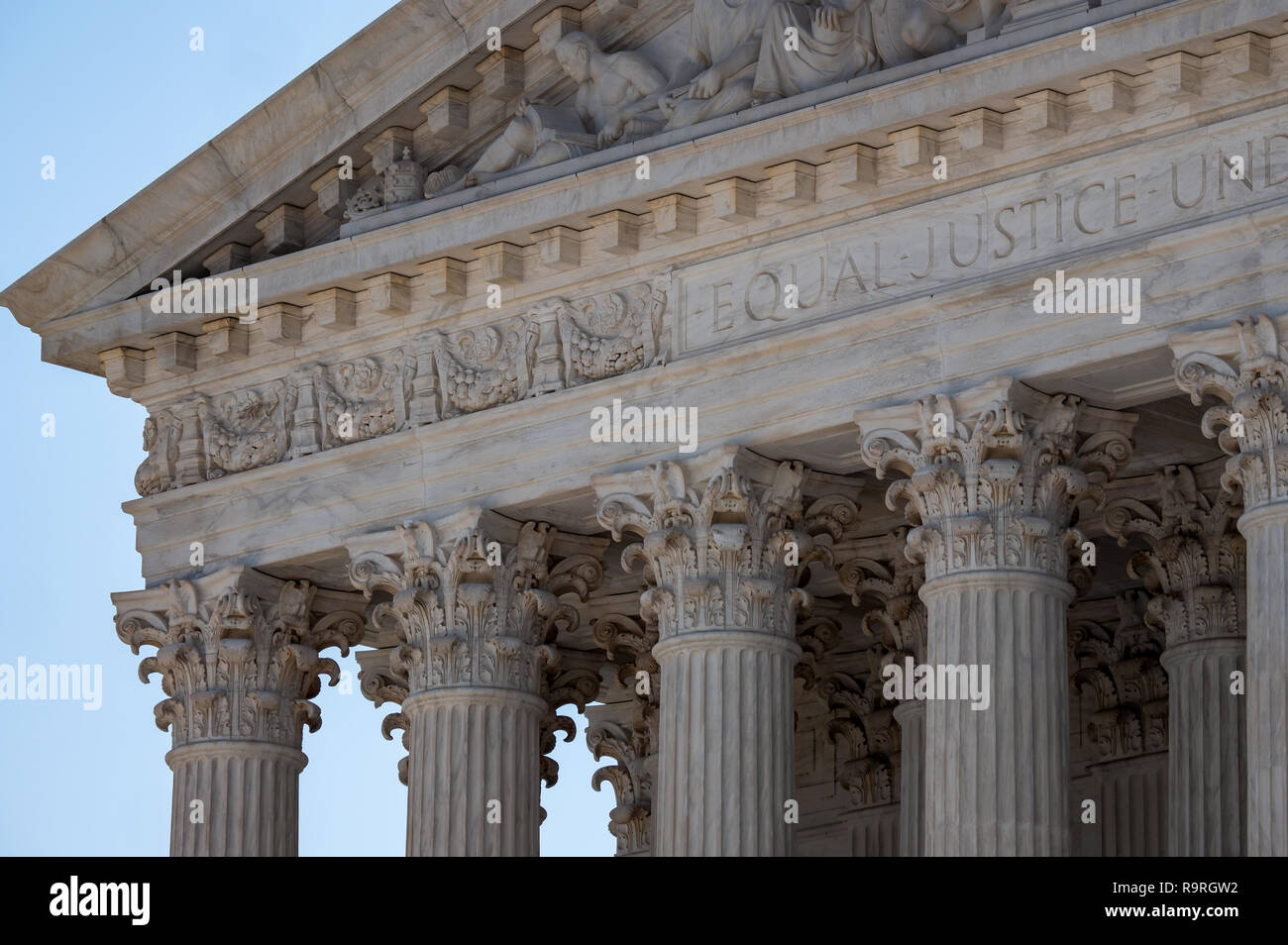 Der Oberste Gerichtshof der Vereinigten Staaten von Amerika Stockfoto