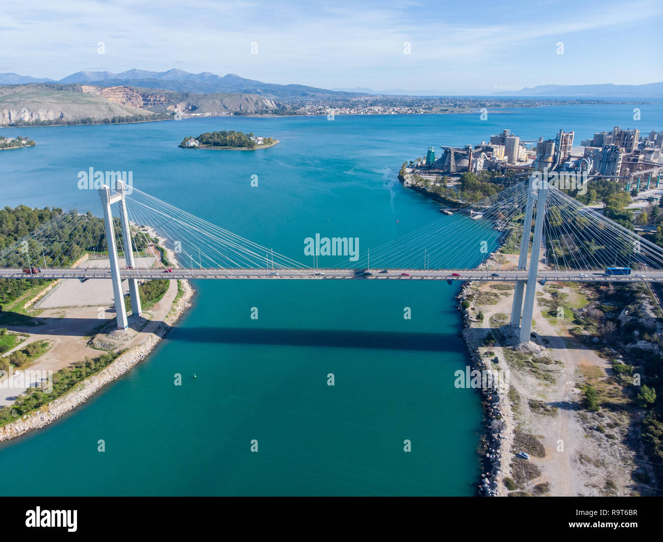 Lucy's Bridge in Griechenland Stockfoto