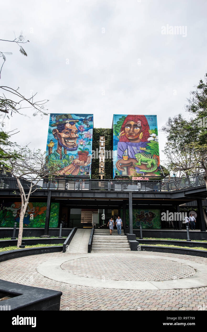 Guayarte Square in Guayaquil Stockfoto