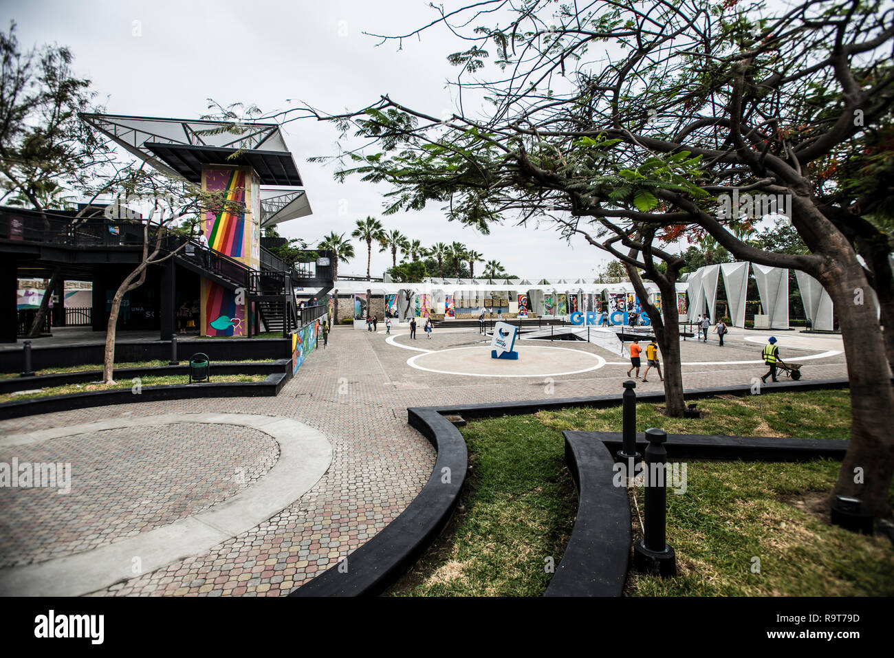 Guayarte Square in Guayaquil Stockfoto