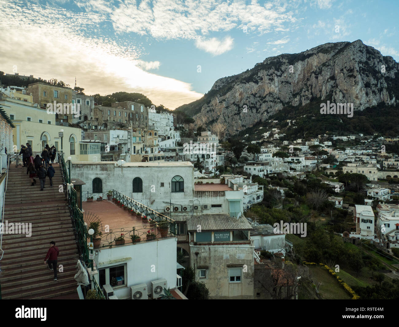 Ort Capri auf der Insel Capri in der Region Kampanien, Italien Stockfoto