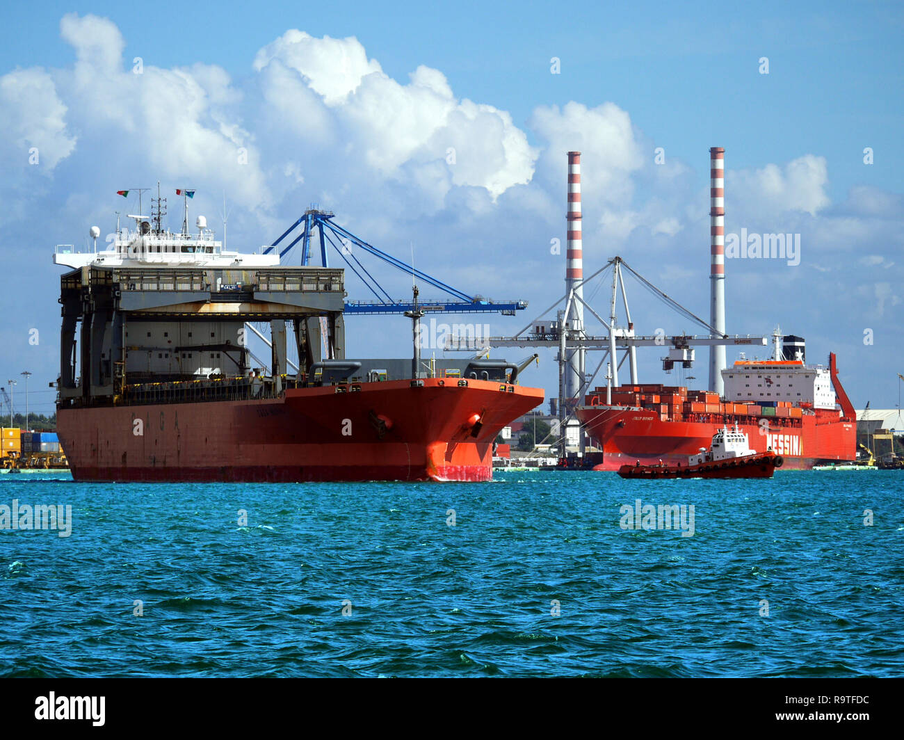 Port Operations. Stockfoto