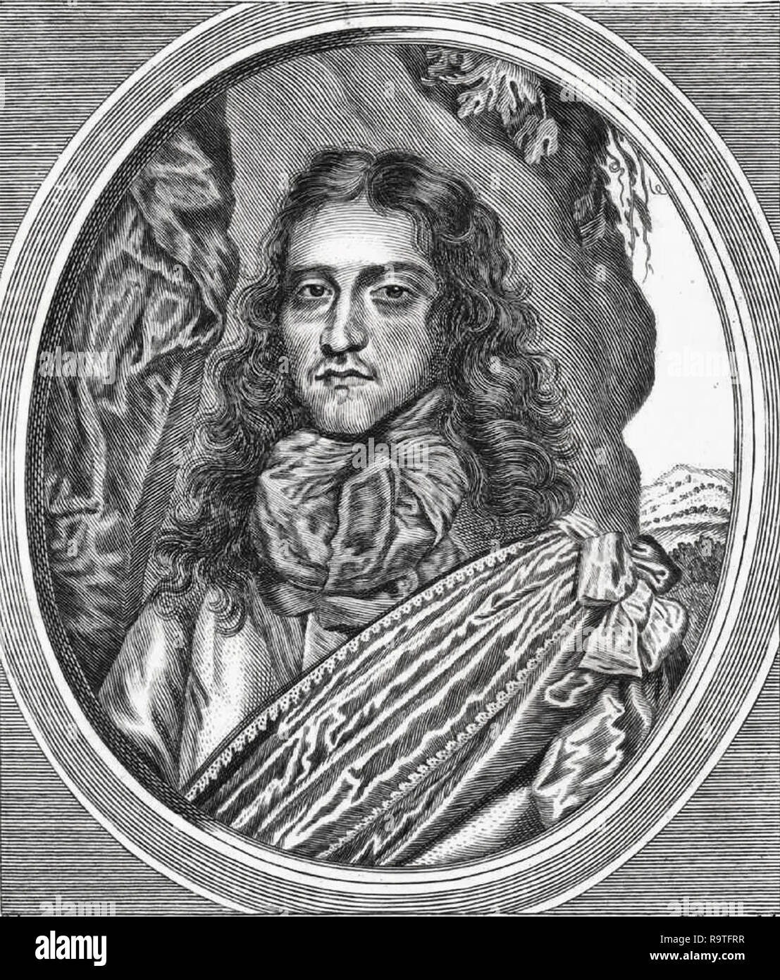 Prince Rupert der Rhein (1619-1682), böhmische Soldat und Erfinder. Stockfoto